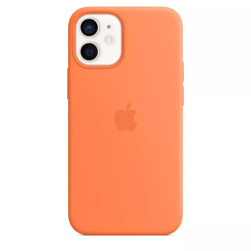 Pokrowiec Apple iPhone 12 mini silikonowy z MagSafe Kumkwat