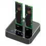 Stacja dokująca CoreParts MS-CLONER-SATA USB 3.2 Gen 2 (3.1 Gen 2) Typ-C Czarna