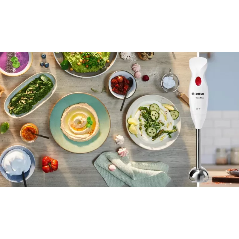 Bosch MSM24500 blender ręczny 400 W Czerwony, Biały