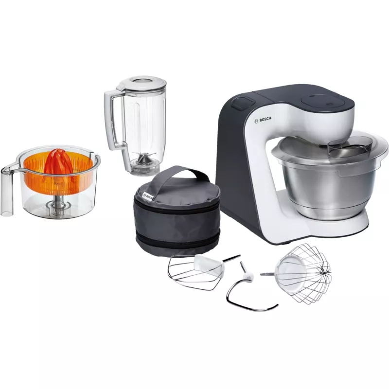 Bosch MUM5 Start Line uniwersalny robot kuchenny 800 W 3,9 l pomarańczowy, srebrny, przezroczysty, biały
