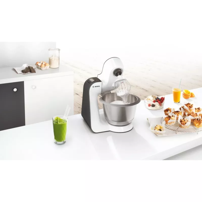 Bosch MUM5 Start Line uniwersalny robot kuchenny 800 W 3,9 l pomarańczowy, srebrny, przezroczysty, biały