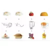 Bosch MUM5 Start Line uniwersalny robot kuchenny 800 W 3,9 l pomarańczowy, srebrny, przezroczysty, biały
