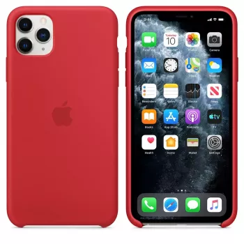 Pokrowiec Apple MWYV2ZM/A iPhone 11 Pro Max Czerwony