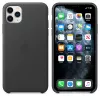 Pokrowiec Apple iPhone 11 Pro Max skórzany czarny