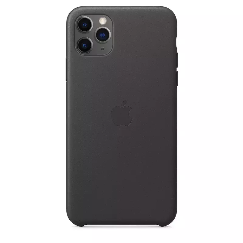 Pokrowiec Apple iPhone 11 Pro Max skórzany czarny