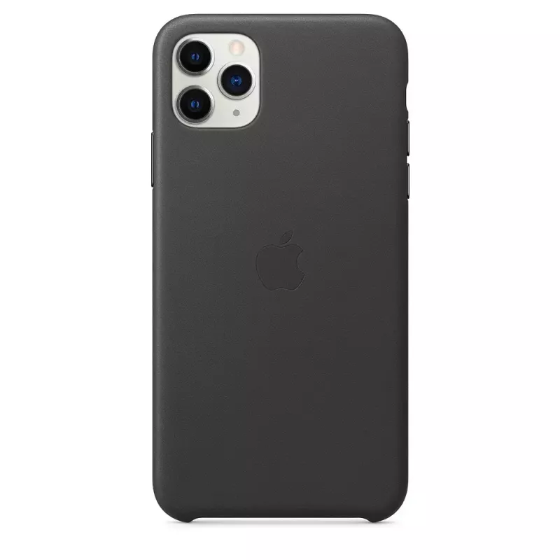 Pokrowiec Apple iPhone 11 Pro Max skórzany czarny
