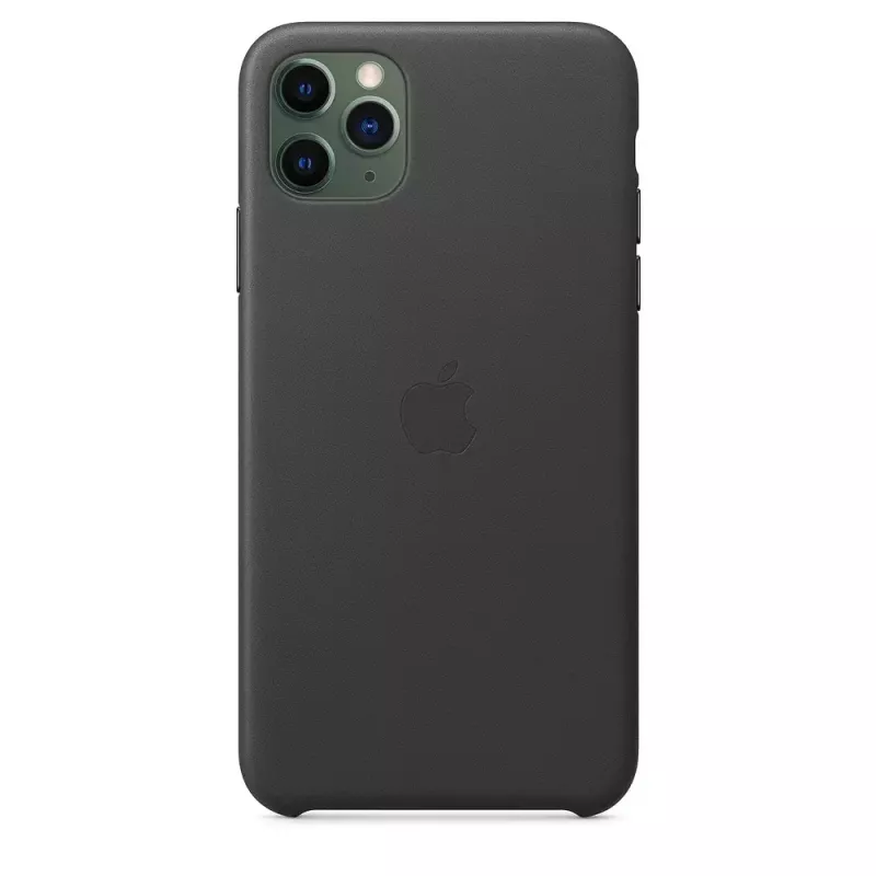 Pokrowiec Apple iPhone 11 Pro Max skórzany czarny