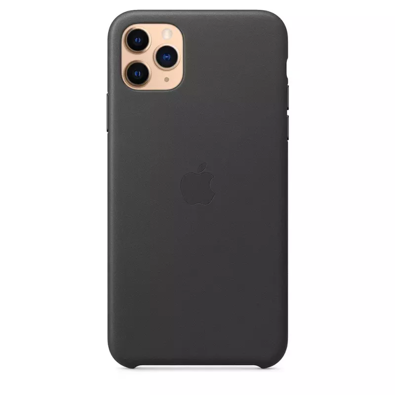Pokrowiec Apple iPhone 11 Pro Max skórzany czarny