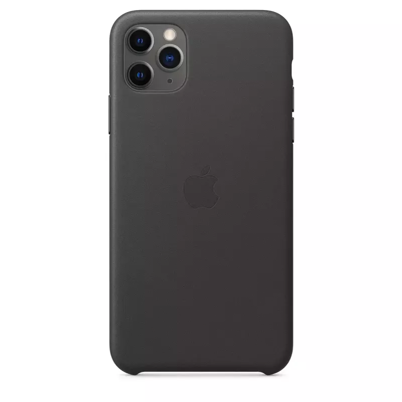 Pokrowiec Apple iPhone 11 Pro Max skórzany czarny