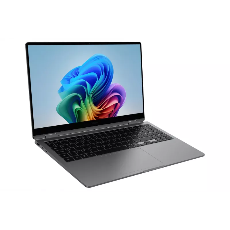 Samsung Galaxy Book5 360 Copilot+ PC Intel Core Ultra 7 258V Laptop 39,6 cm (15,6 cala) Ekran dotykowy Full HD 32 GB LPDDR5x-SDRAM 1 TB SSD Wi-Fi 7 (802.11be) Windows 11 Home Szary