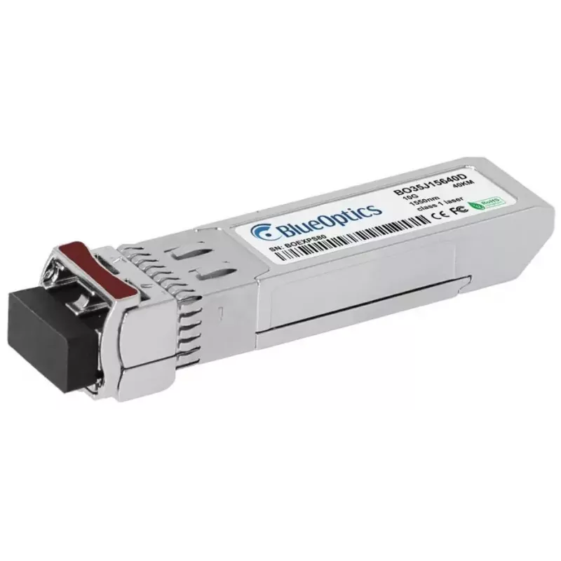 Moduł nadawczo-odbiorczy SFP+ BlueOptics PAN-SFP-PLUS-ER-BO 40000 nm Aluminium