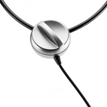 Słuchawki Grundig Swingphone 568 przewodowe podbródkowe czarne, srebrne