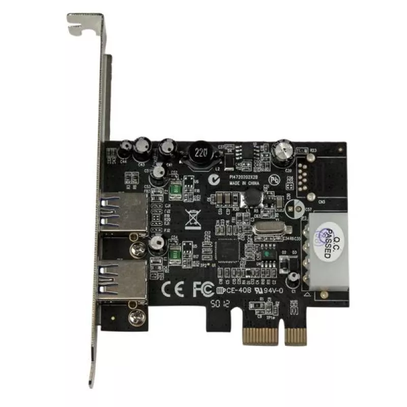 StarTech.com 2-portowa karta PCI Express (PCIe) SuperSpeed USB 3.0 z UASP i zasilaniem LP4