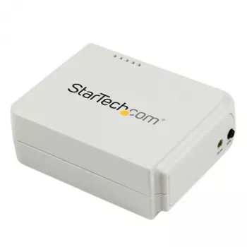 StarTech.com 1-portowy bezprzewodowy serwer wydruku USB N z portem Ethernet 10/100 Mb/s - 802.11 b/g/n