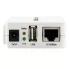 StarTech.com 1-portowy bezprzewodowy serwer wydruku USB N z portem Ethernet 10/100 Mb/s - 802.11 b/g/n