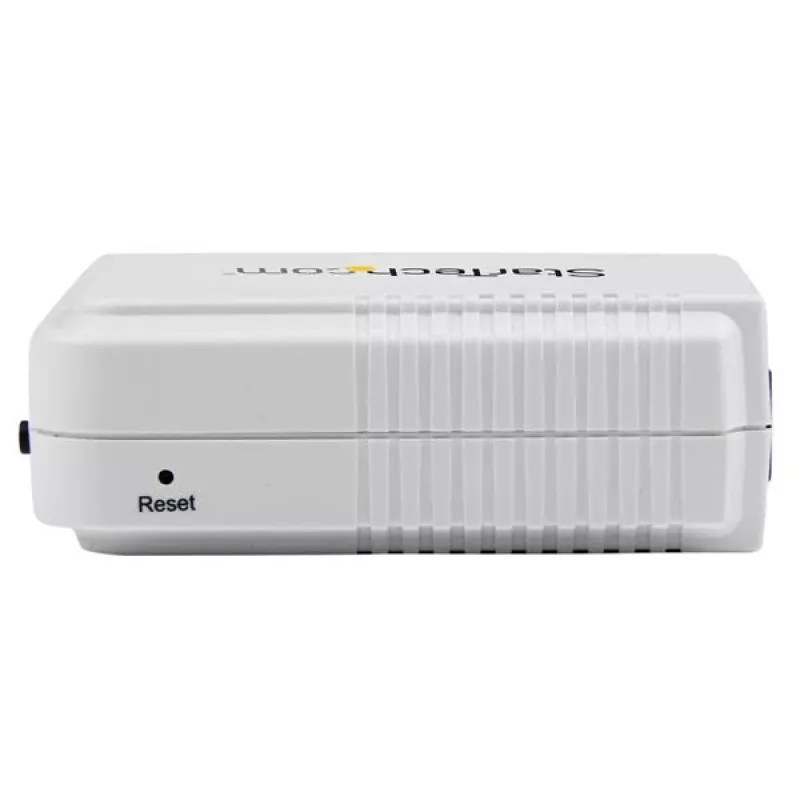 StarTech.com 1-portowy bezprzewodowy serwer wydruku USB N z portem Ethernet 10/100 Mb/s - 802.11 b/g/n