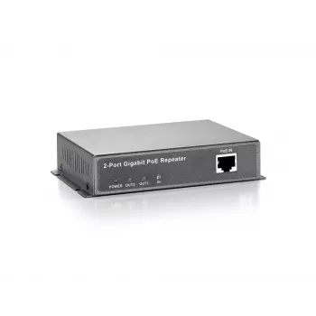 LevelOne Gigabit PoE Repeater, Cascadable, 2 PoE Outputs, Network repeater, 100 m, 1000 Mbit/s, Full, Half, 10/100/1000Base-T(X), IEEE 802.3x