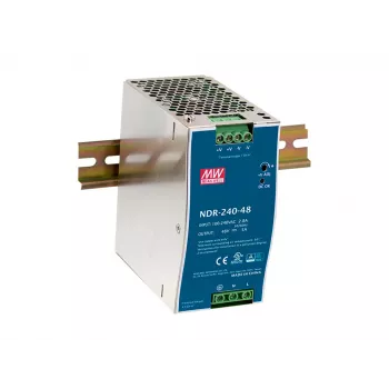 LevelOne 48V DC przemysłowy zasilacz, 240W, szyna DIN, gotowy do PoE