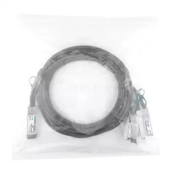 BlueOptics QFX-Q-S-DAC-5M InfiniBand kabel światłowodowy QSFP28 4xSFP28 5m