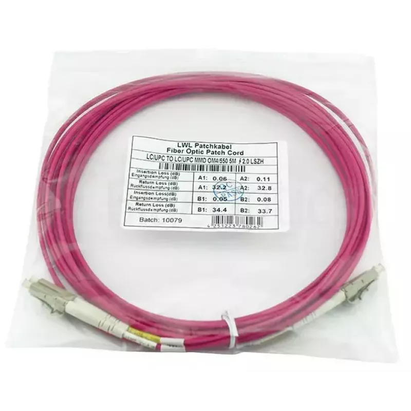 BlueOptics QK733A-BO InfiniBand kabel światłowodowy 2 m 2x LC Violet