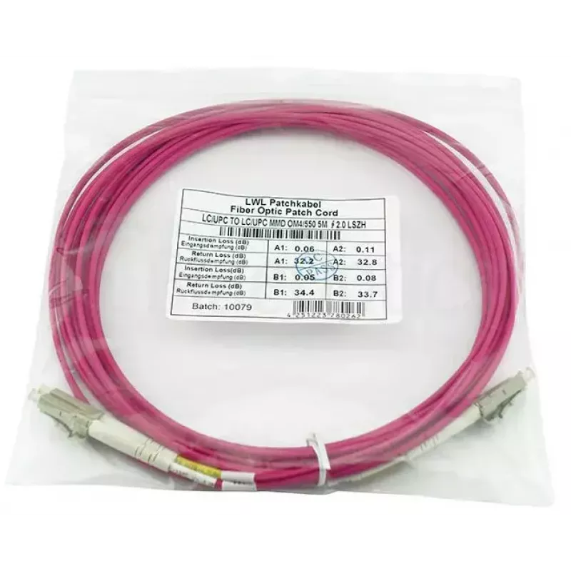 Kabel światłowodowy BlueOptics QK734A-BO InfiniBand 5 m LC OM4
