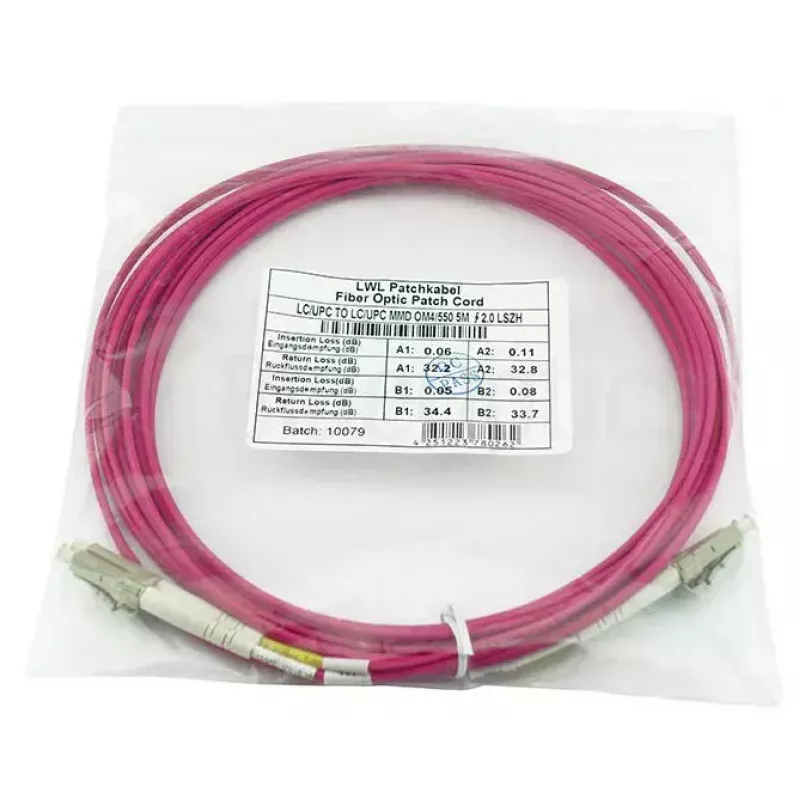 BlueOptics QK737A kabel światłowodowy InfiniBand 50 m LC OM4