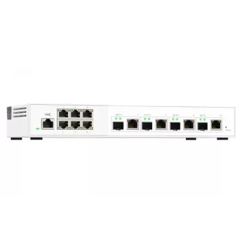 QNAP QSW-M2106-4C przełącznik sieciowy Zarządzalny L2 2.5G Ethernet (100/1000/2500) Biały