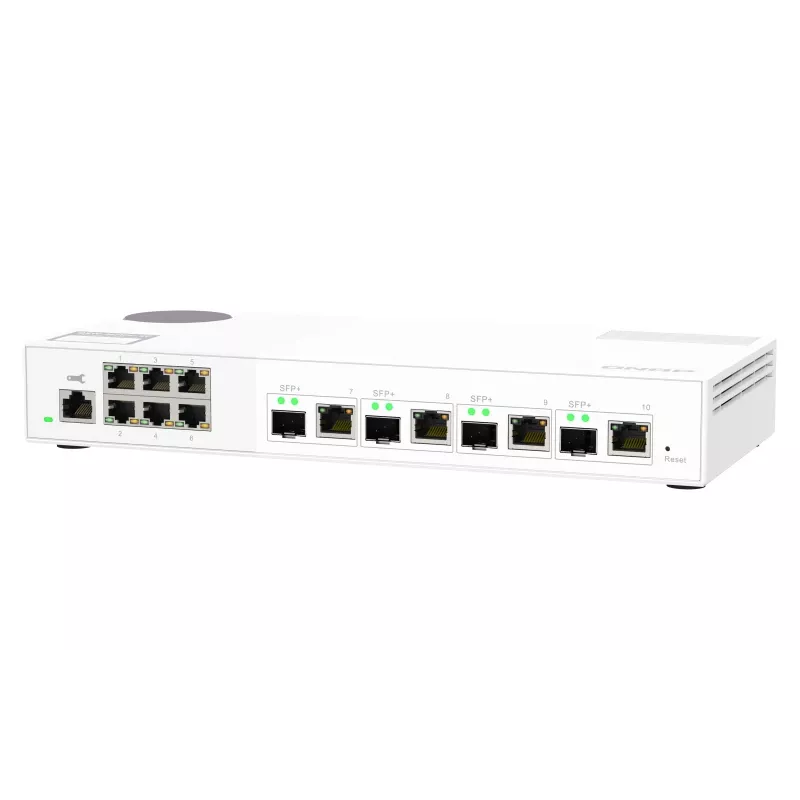 QNAP QSW-M2106-4C przełącznik sieciowy Zarządzalny L2 2.5G Ethernet (100/1000/2500) Biały