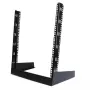 StarTech.com 2-Post 12U Desktop Server Rack, Small Open Frame 19in Computer Rack, Compact sieciowy Rack for AV / Studio / Data / IT Equipment - Free Standing Two-Post Home/Office Rack