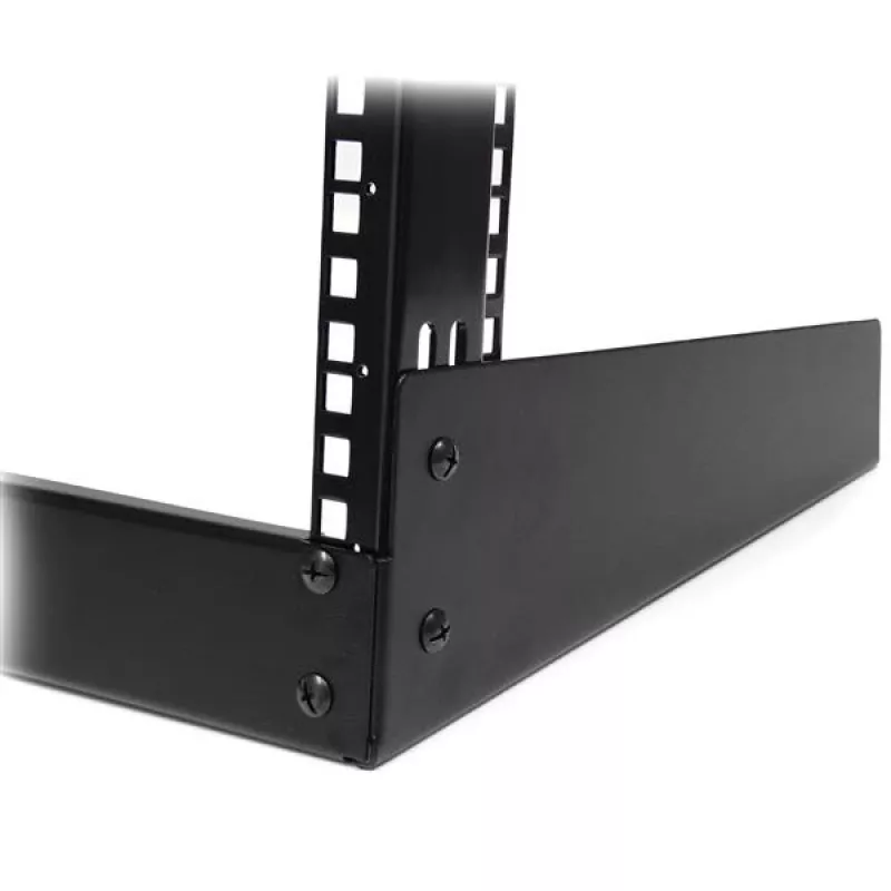 StarTech.com 2-Post 12U Desktop Server Rack, Small Open Frame 19in Computer Rack, Compact sieciowy Rack for AV / Studio / Data / IT Equipment - Free Standing Two-Post Home/Office Rack