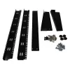 StarTech.com 2-Post 12U Desktop Server Rack, Small Open Frame 19in Computer Rack, Compact sieciowy Rack for AV / Studio / Data / IT Equipment - Free Standing Two-Post Home/Office Rack