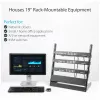 StarTech.com 2-Post 12U Desktop Server Rack, Small Open Frame 19in Computer Rack, Compact sieciowy Rack for AV / Studio / Data / IT Equipment - Free Standing Two-Post Home/Office Rack