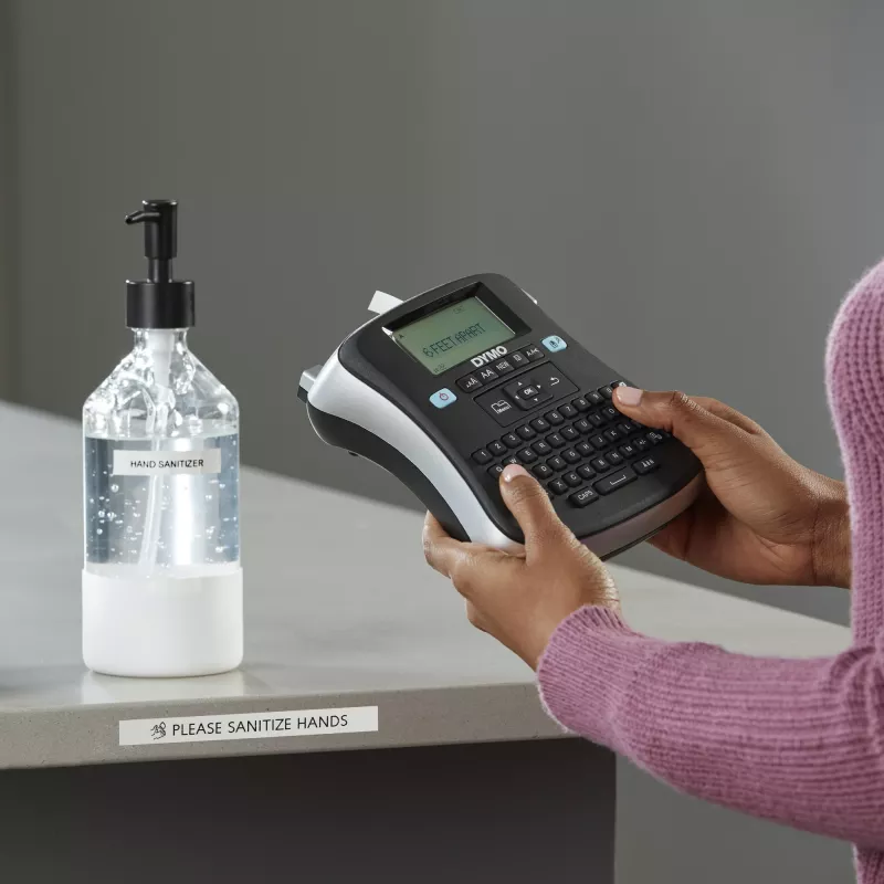 DYMO LabelManager® ™ 210D - AZY, AZERTY, D1, termotransferowa, 180 x 180 DPI, 12 mm/s, Czarny, Srebrny