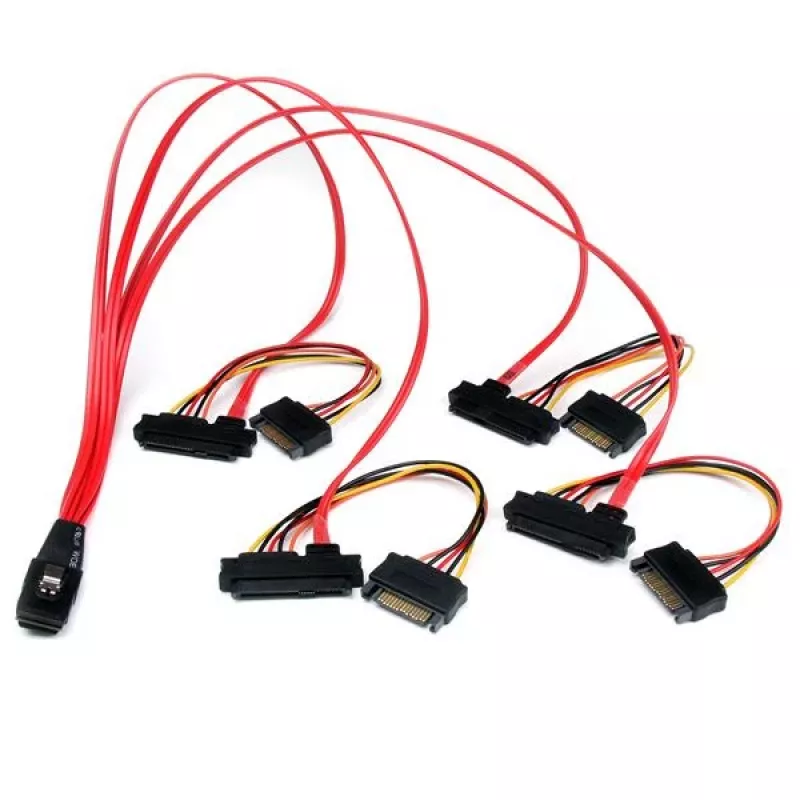 StarTech.com 50 cm wewnętrzny kabel Serial Attached SCSI Mini SAS - SFF8087 na 4x SFF8482