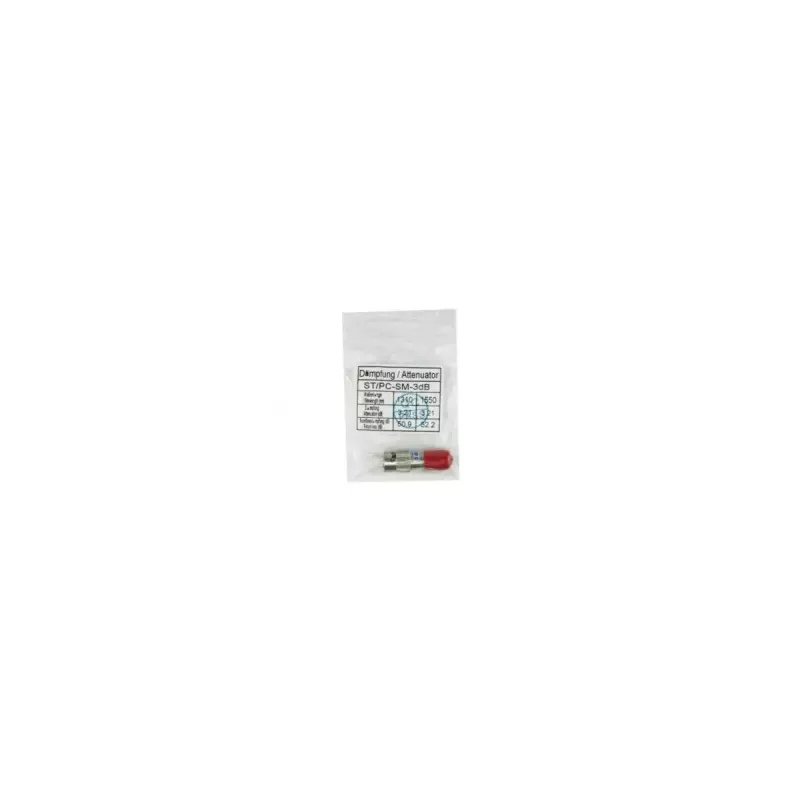 Attenuator BlueOptics SFA23BK5 5 dB czerwony ST Connector