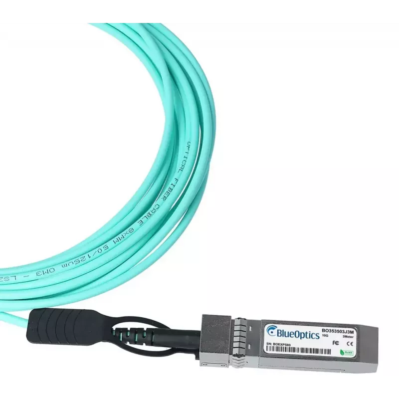 Kabel AOC BlueOptics SFP-10G-AOC3M-BO 3m SFP+ pomarańczowy