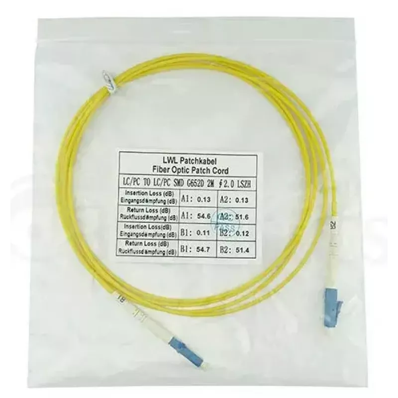 Kabel światłowodowy BlueOptics SFP2121BU30MK InfiniBand 30 m LC Żółty