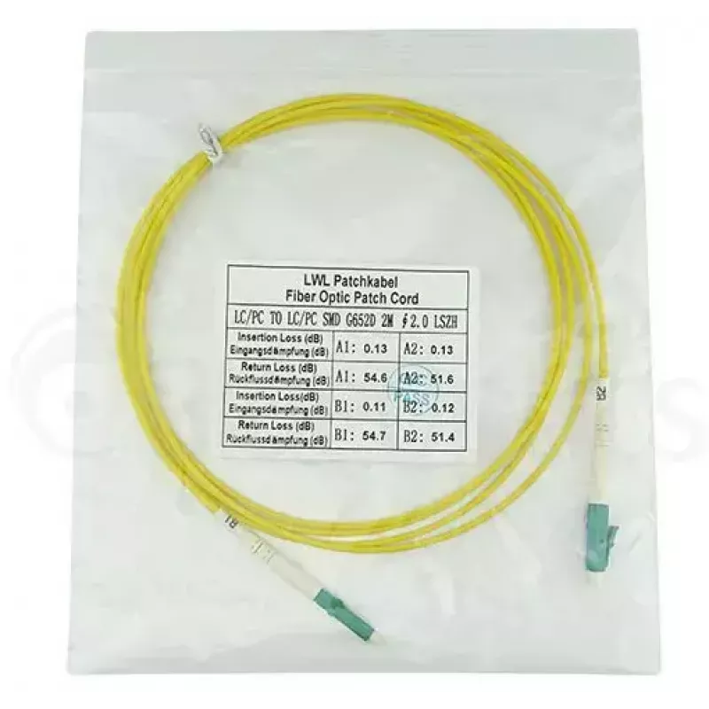 Kabel światłowodowy BlueOptics SFP2121BU30MM InfiniBand 30 m LC żółty