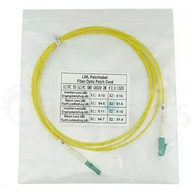 BlueOptics SFP2121BU3MM kabel światłowodowy InfiniBand 3 m LC Żółty