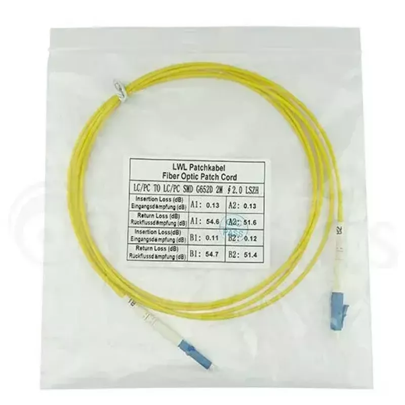 Światłowodowy kabel InfiniBand BlueOptics SFP2121BU50MK 50 m LC Żółty
