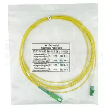 Kabel światłowodowy BlueOptics SFP2122BU20MM LC SC G.657.A1 20 m Żółty