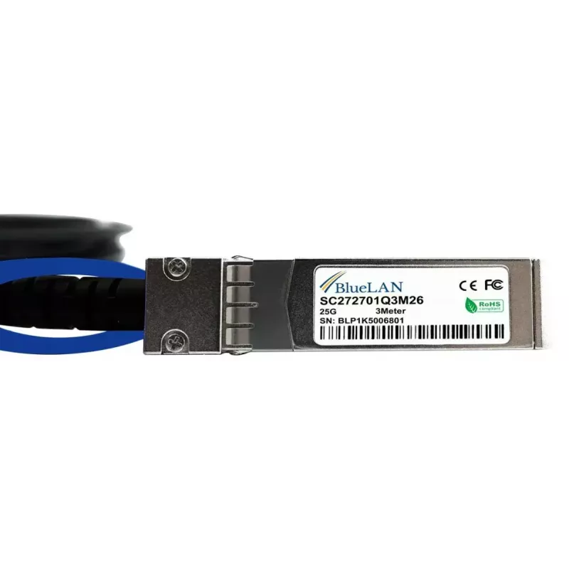 BlueOptics SFP-25G-C3M-BL InfiniBand – kabel światłowodowy 3 m SFP28 Męski/Męski