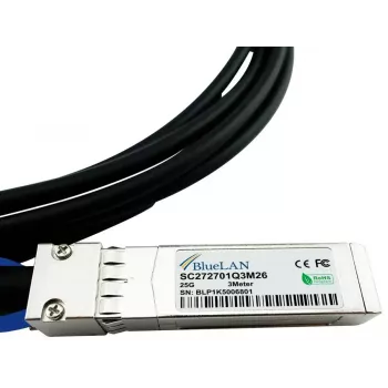 Kabel SFP28 DAC BlueOptics SFP28-DAC-0.5M-IT 0.5m złącze męskie