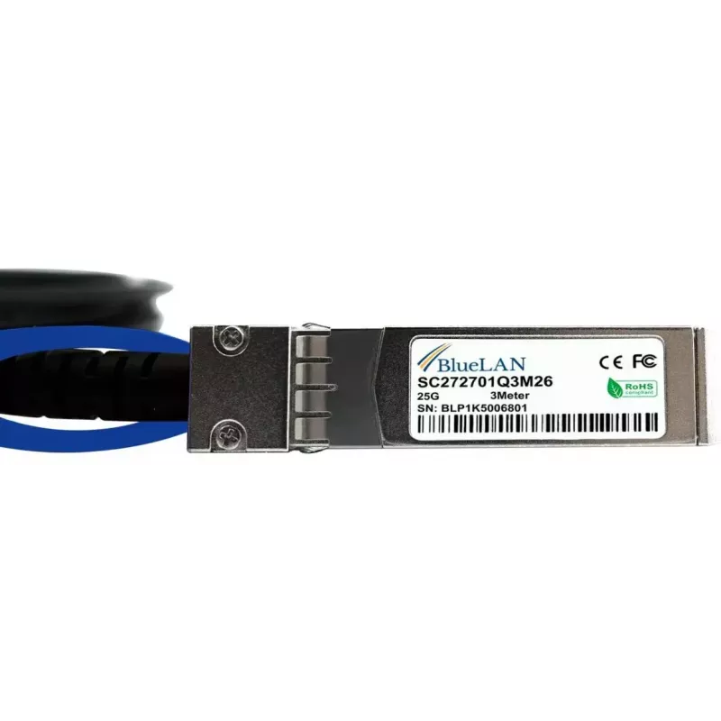 Kabel DAC SFP28 BlueOptics SFP28-DAC-1M-ZY-BL 1m SFP28 żeński