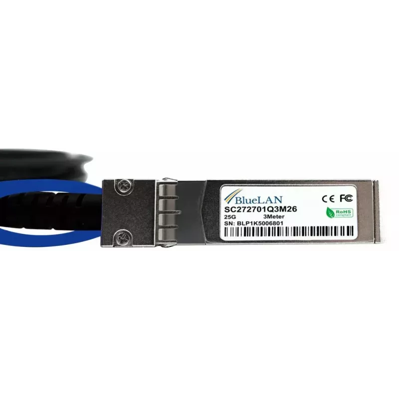Kabel DAC SFP28 BlueOptics SFP28-DAC-3M-HU 3m złącze męskie