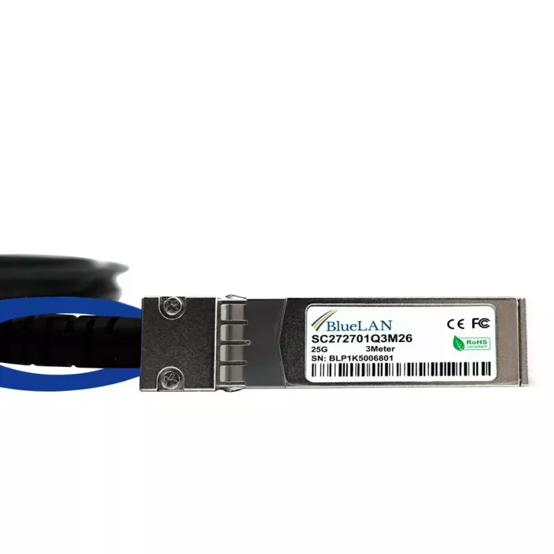 Kabel DAC SFP28 BlueOptics SFP28-DAC-3M-IA-BL 3 m męski/męski