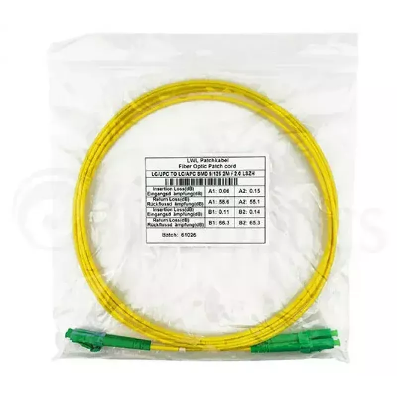BlueOptics SFP3131BU10MM InfiniBand kabel światłowodowy 10 m LC Żółty