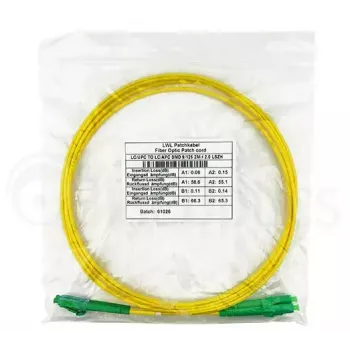 BlueOptics SFP3131BU2MM InfiniBand kabel światłowodowy 2 m LC Żółty