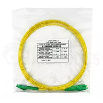 BlueOptics SFP3131BU5MM kabel światłowodowy InfiniBand 5 m LC Żółty