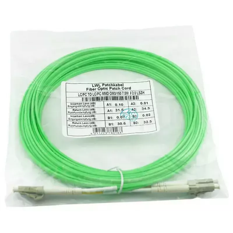 Kabel światłowodowy BlueOptics SFP3131GU30MK LC OM5 30 m zielony